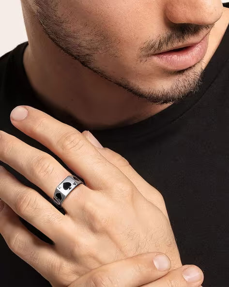 Silver-Plated Band Ring