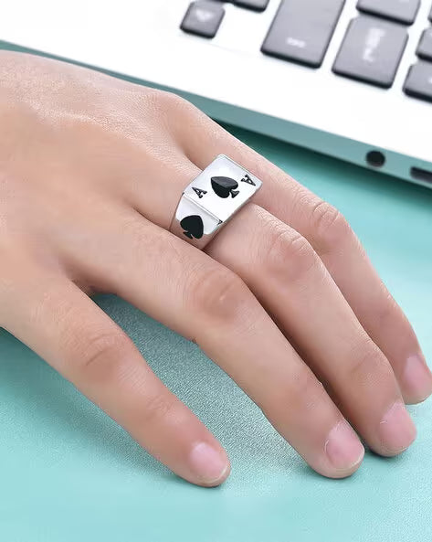 Silver-Plated Band Ring