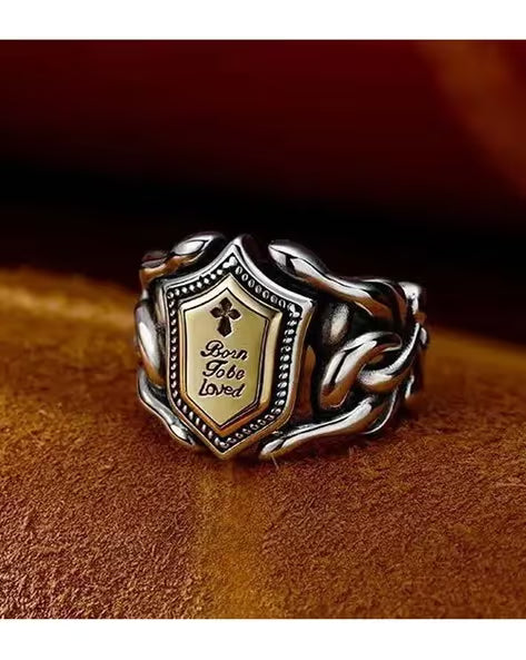Silver-Plated Cocktail Ring
