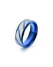 Silver-Plated Stainless Steel Band Ring